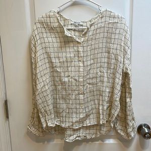 Madewell Windowpane Top